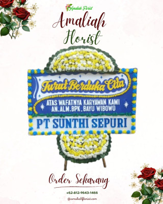 Papan Bunga Duka di Melagineri