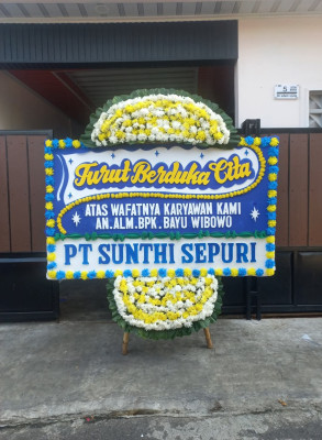 Papan Bunga Duka di Melagineri