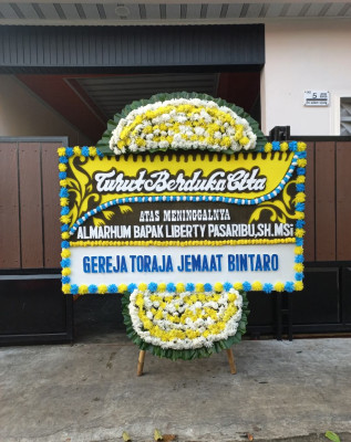 Papan Bunga Duka di Melagineri